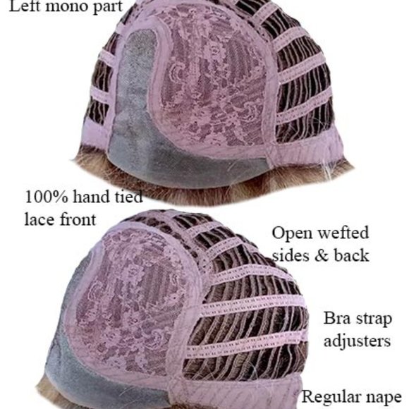 Rene of Paris Evanna Wig, Honeycomb Brown - Picture 4 of 11